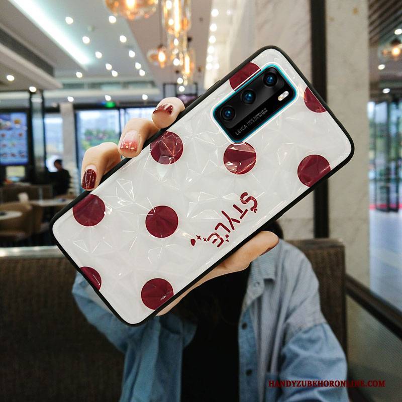 Hülle Huawei P40 Kreativ Nette Trendmarke, Case Huawei P40 Taschen Persönlichkeit Schlank