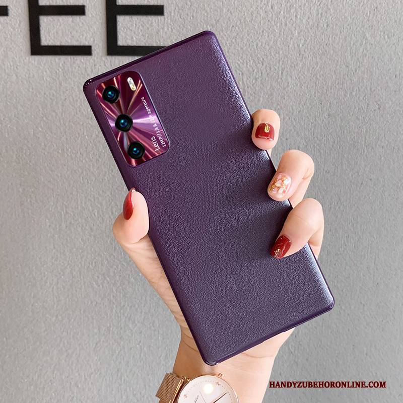Hülle Huawei P40 Leder Handyhüllen Neu, Case Huawei P40 Taschen Muster Anti-sturz