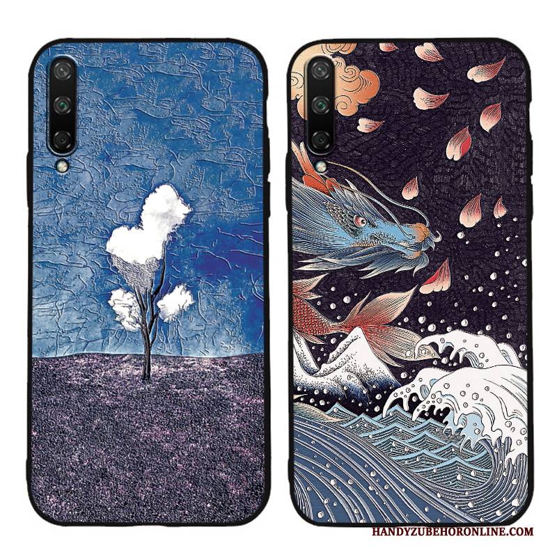 Hülle Huawei P40 Lite E Weiche Angepasst Nubuck, Case Huawei P40 Lite E Taschen Trend Chinesische Art