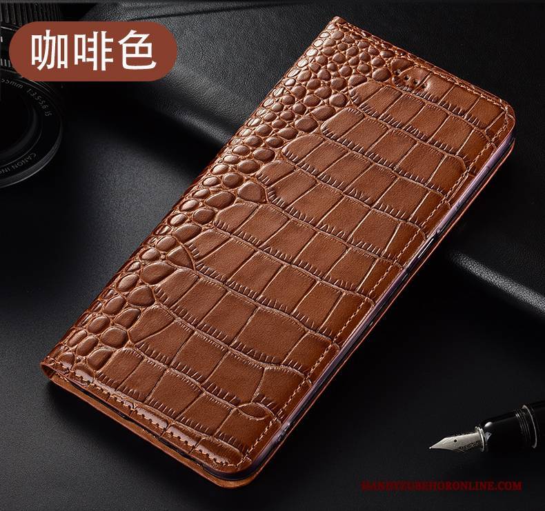 Hülle Huawei P40 Lite Folio Krokodilmuster Handyhüllen, Case Huawei P40 Lite Lederhülle