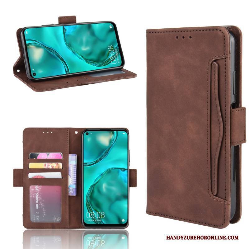 Hülle Huawei P40 Lite Schutz Karte Muster, Case Huawei P40 Lite Weiche Handyhüllen