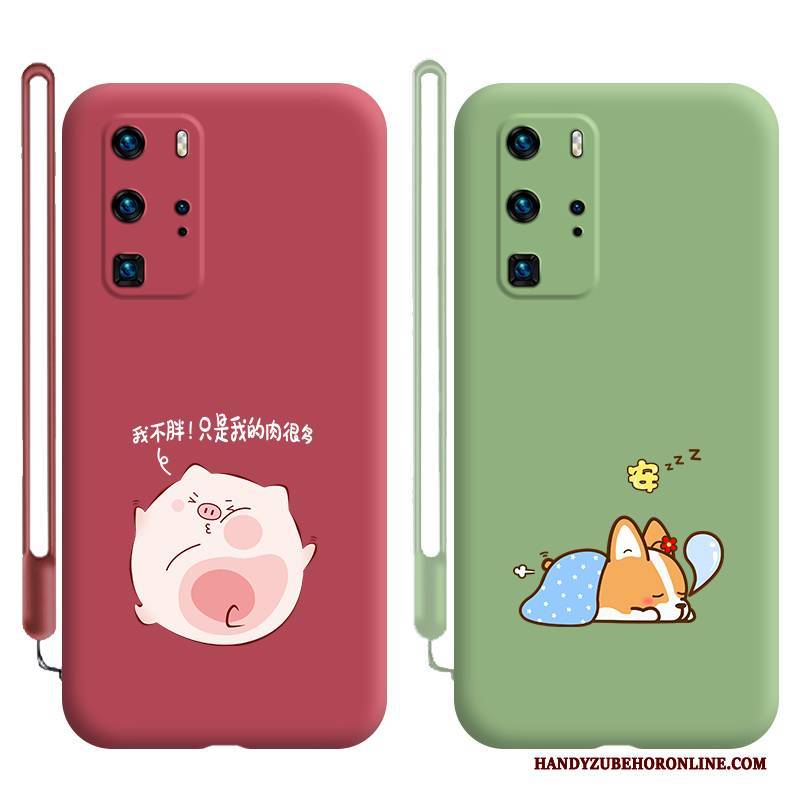 Hülle Huawei P40 Schutz Trendmarke Anti-sturz, Case Huawei P40 Silikon Schlank Persönlichkeit