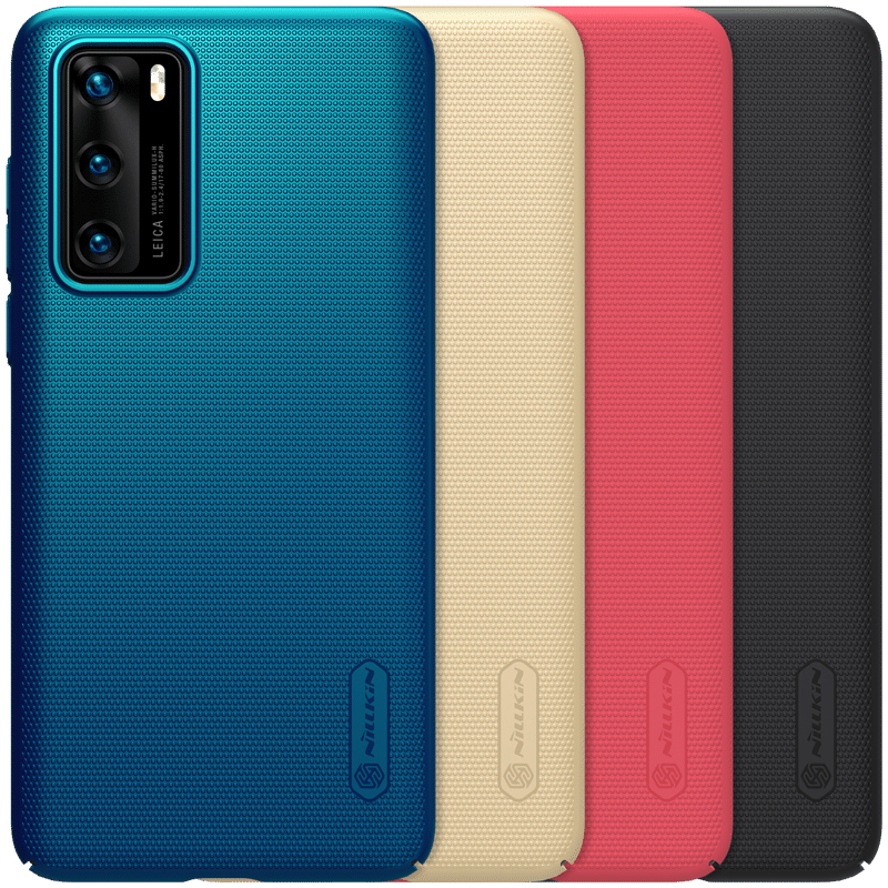 Hülle Huawei P40 Taschen Leicht Schwer, Case Huawei P40 Schutz Blau Handyhüllen