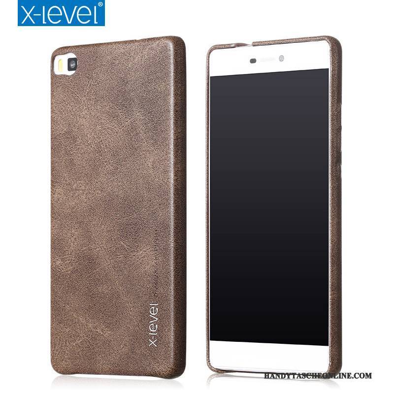Hülle Huawei P8 Lederhülle Handyhüllen Trend, Case Huawei P8 Schutz Schlank Anti-sturz