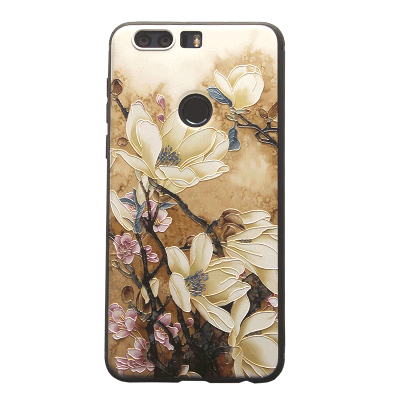 Hülle Huawei P8 Lite 2017 Blumen Persönlichkeit Anti-sturz, Case Huawei P8 Lite 2017 Taschen Hängende Verzierungen Jugend