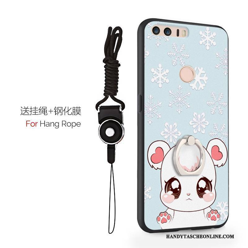 Hülle Huawei P8 Lite 2017 Kreativ Anti-sturz Handyhüllen, Case Huawei P8 Lite 2017 Schutz Hellblau Persönlichkeit