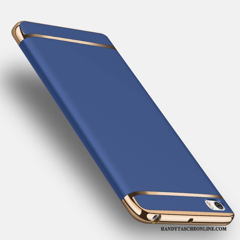 Hülle Huawei P8 Lite Kreativ Blau Nubuck, Case Huawei P8 Lite Schutz Schwer Trend