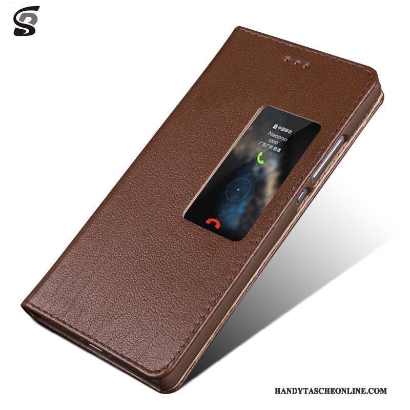 Hülle Huawei P8 Schutz Anti-sturz Handyhüllen, Case Huawei P8 Leder Hoch
