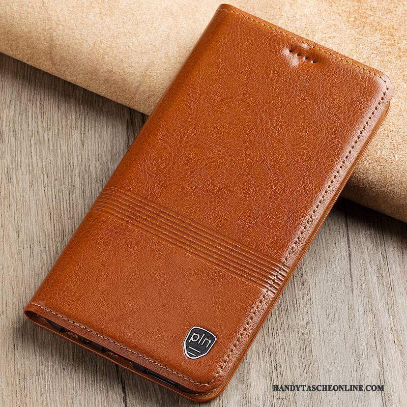 Hülle Huawei P9 Lite Lederhülle Jugend Gelb, Case Huawei P9 Lite Leder Handyhüllen