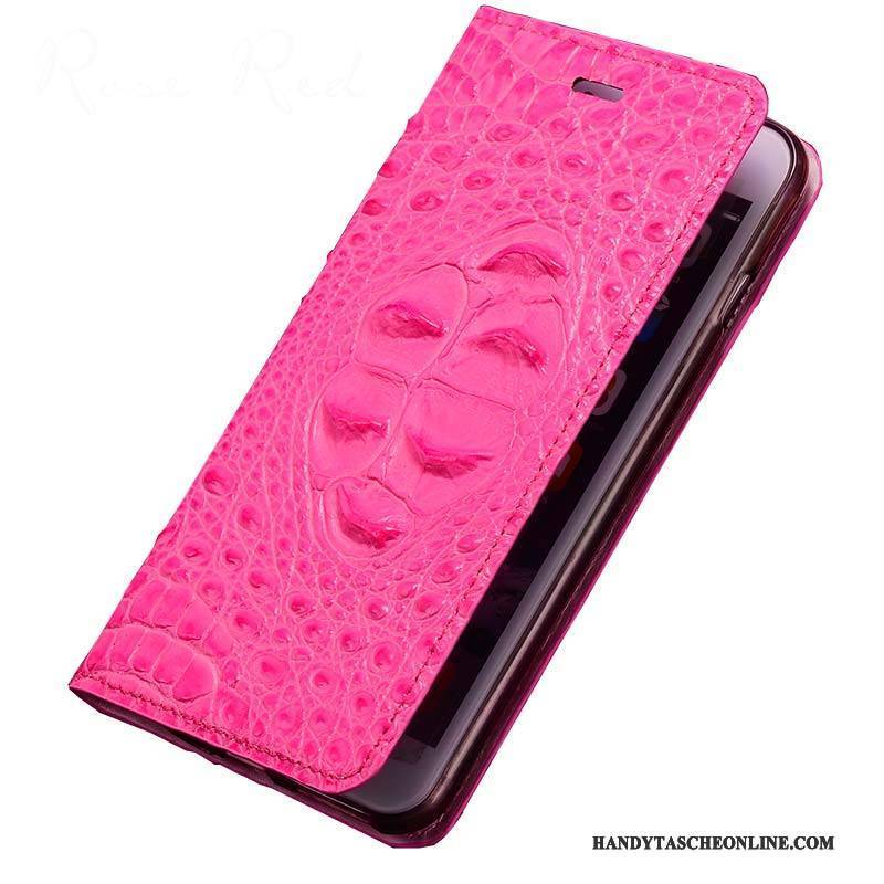Hülle Huawei P9 Lite Schutz Handyhüllen Rot, Case Huawei P9 Lite Folio Anti-sturz Trend