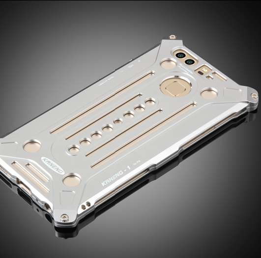 Hülle Huawei P9 Metall Grenze Silber, Case Huawei P9 Schutz Handyhüllen