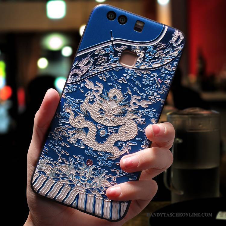 Hülle Huawei P9 Plus Kreativ Liebhaber Persönlichkeit, Case Huawei P9 Plus Weiche Handyhüllen Anti-sturz