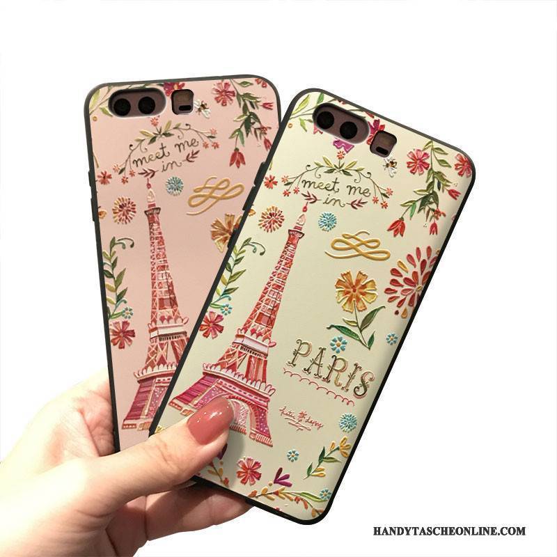 Hülle Huawei P9 Plus Silikon Gelb Nette, Case Huawei P9 Plus Rosa Persönlichkeit