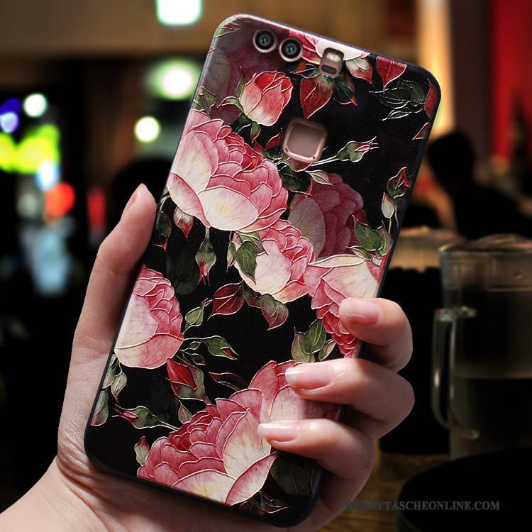 Hülle Huawei P9 Plus Taschen Handyhüllen Anti-sturz, Case Huawei P9 Plus Silikon Chinesische Art Trend