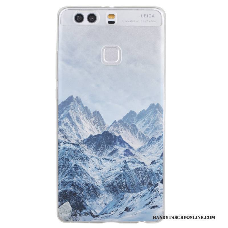Hülle Huawei P9 Plus Taschen Handyhüllen Blau, Case Huawei P9 Plus Silikon