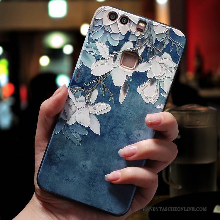 Hülle Huawei P9 Plus Taschen Trend Chinesische Art, Case Huawei P9 Plus Weiche Anti-sturz Persönlichkeit