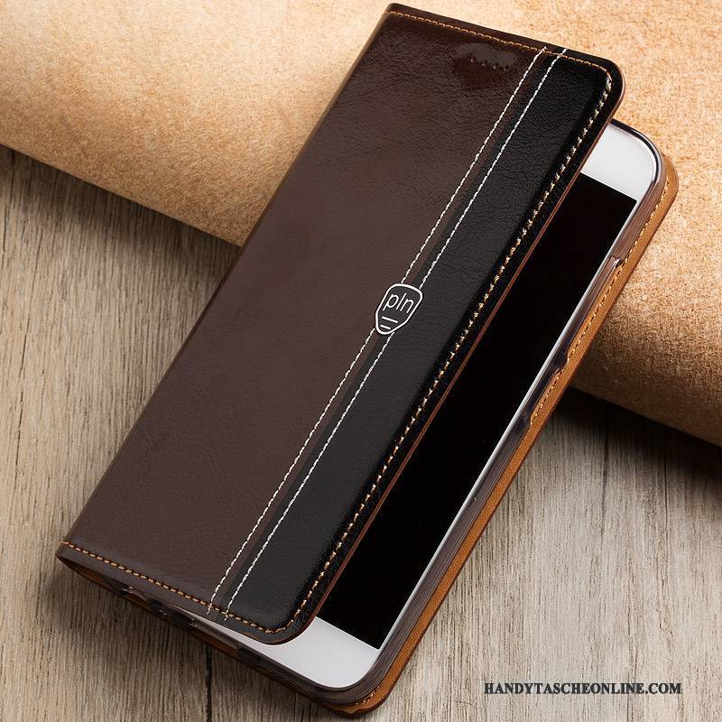 Hülle Huawei Y6 Pro 2017 Lederhülle Handyhüllen, Case Huawei Y6 Pro 2017 Schutz