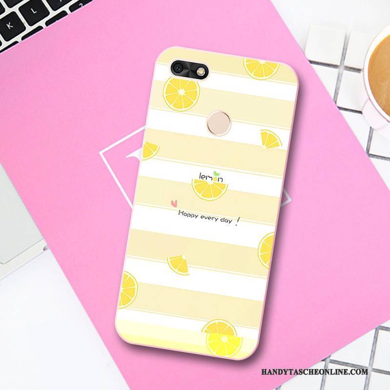 Hülle Huawei Y6 Pro 2017 Prägung Nette Mini, Case Huawei Y6 Pro 2017 Silikon Frisch Trend