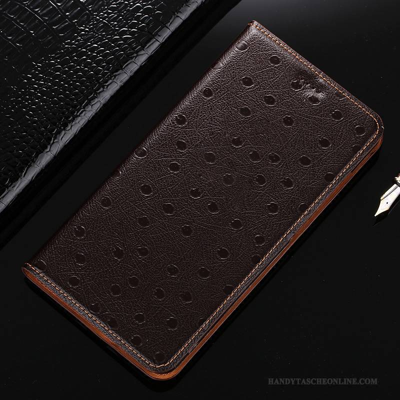 Hülle Huawei Y6 Pro 2017 Schutz Handyhüllen Vogel, Case Huawei Y6 Pro 2017 Leder