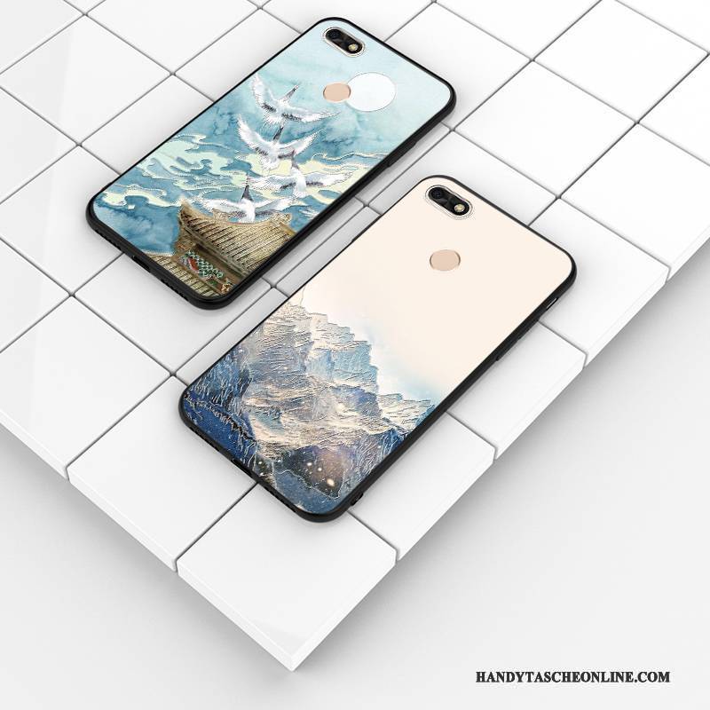 Hülle Huawei Y6 Pro 2017 Silikon Anti-sturz Handyhüllen, Case Huawei Y6 Pro 2017 Taschen Angepasst Nubuck