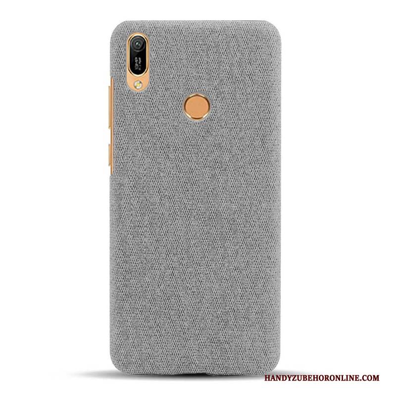 Hülle Huawei Y6s Schutz Nubuck Handyhüllen, Case Huawei Y6s Stoff Muster