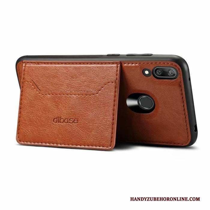 Hülle Huawei Y7 2019 Schutz Lichtfarbe Handyhüllen, Case Huawei Y7 2019 Folio