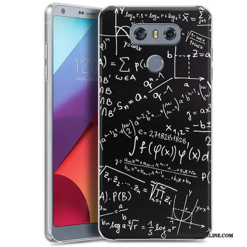 Hülle Lg G6 Gemalt Schwer Anti-sturz, Case Lg G6 Prägung Schwarz Handyhüllen