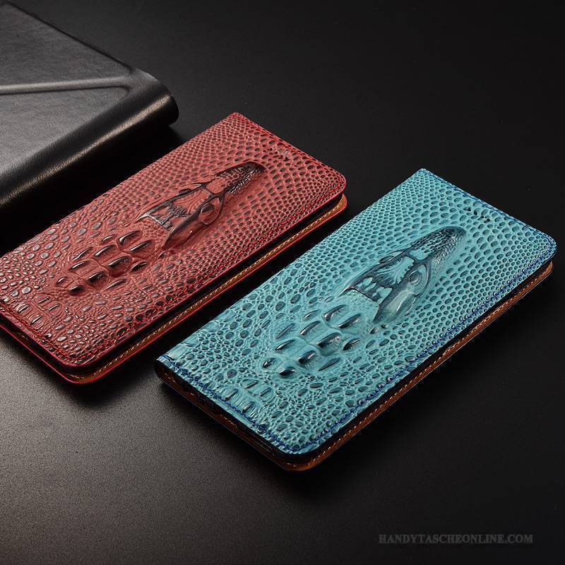 Hülle Lg G6 Schutz Pfau Rot, Case Lg G6 Leder Angepasst Blau