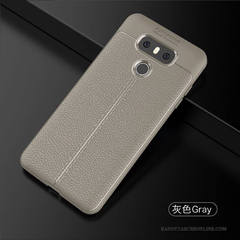 Hülle Lg G6 Taschen Handyhüllen Schwarz, Case Lg G6 Silikon Grau Anti-sturz