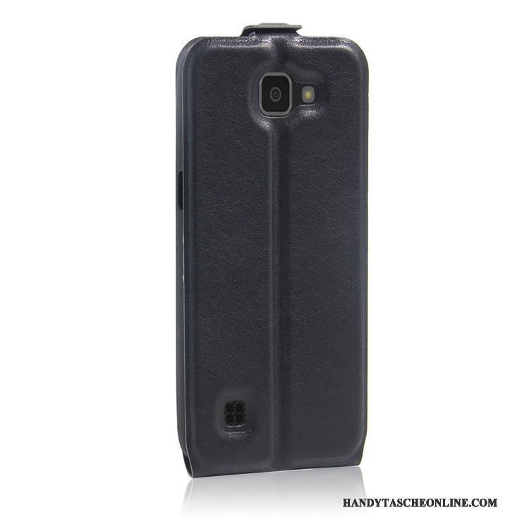 Hülle Lg K4 Folio Handyhüllen Schwarz, Case Lg K4 Retro