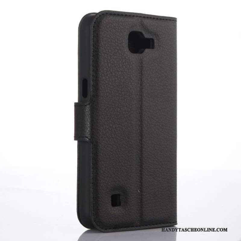 Hülle Lg K4 Schutz Karte Schwarz, Case Lg K4 Geldbörse Handyhüllen