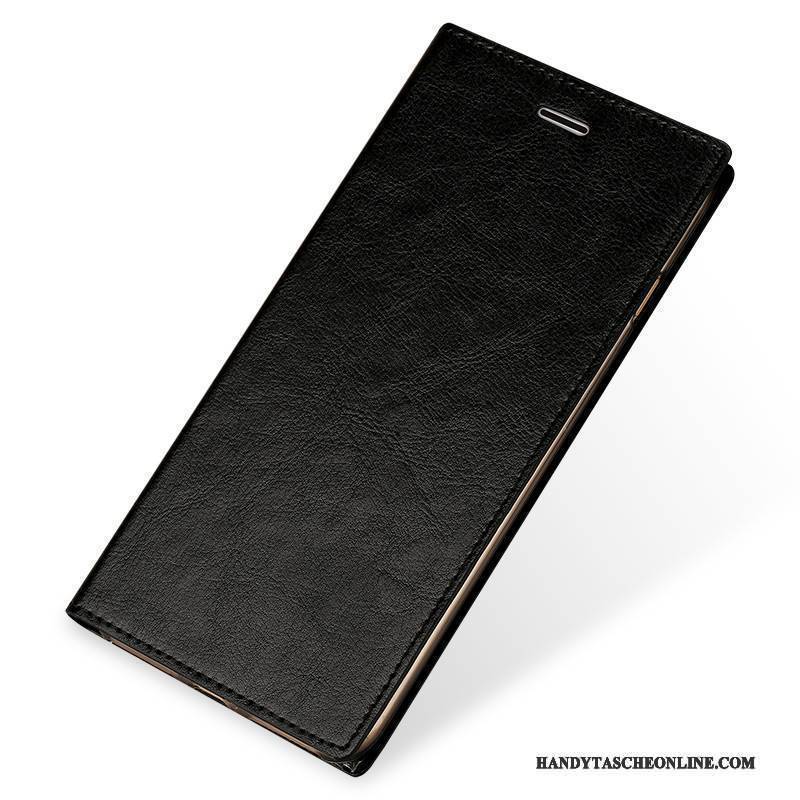 Hülle Lg V30 Folio Anti-sturz Schlank, Case Lg V30 Leder Trend Schwarz