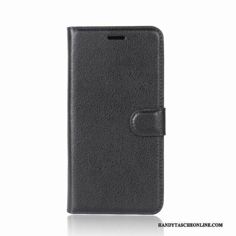 Hülle Lg V30 Halterung Schwarz, Case Lg V30 Geldbörse