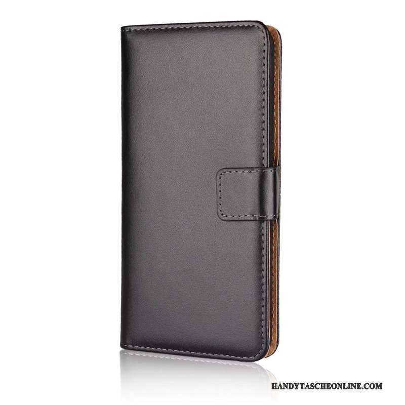 Hülle Lg V30 Lederhülle Handyhüllen Karte, Case Lg V30 Folio Schwarz
