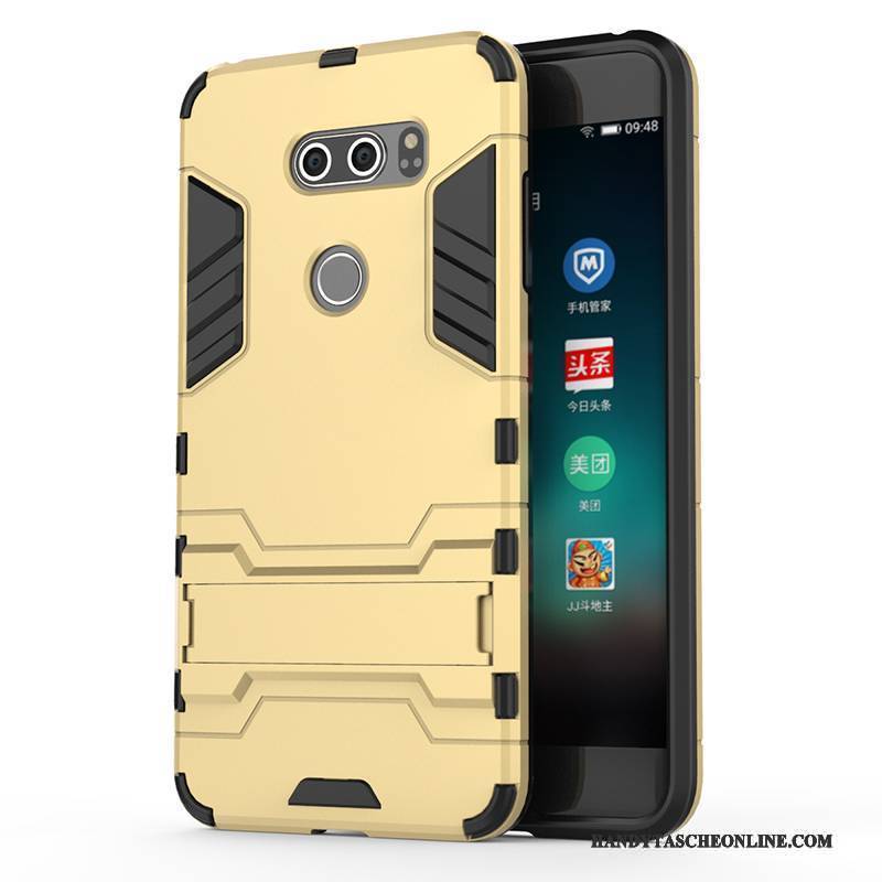 Hülle Lg V30 Schutz Handyhüllen Trend, Case Lg V30 Taschen Gold Schwer