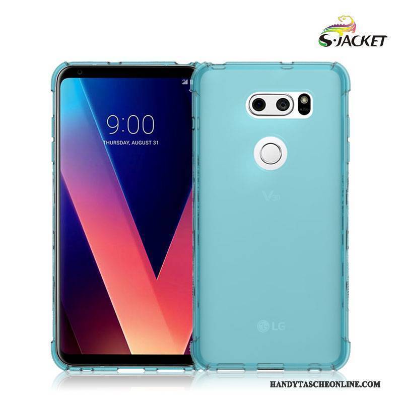 Hülle Lg V30 Weiche Ballon Handyhüllen, Case Lg V30 Taschen Blau Rutschfest