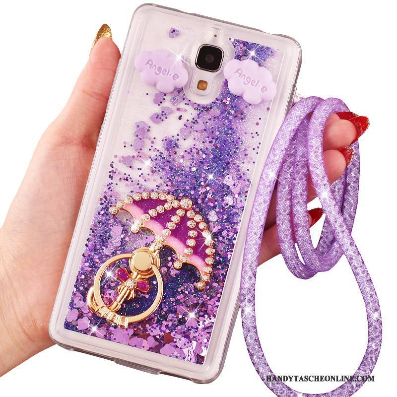 Hülle Mi 4 Silikon Hängende Verzierungen Mini, Case Mi 4 Schutz Treibsand Handyhüllen