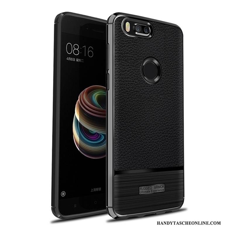 Hülle Mi 5x Schutz Persönlichkeit Handyhüllen, Case Mi 5x Silikon Schwarz Mini