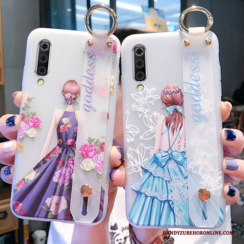 Hülle Mi 9 Kreativ Handyhüllen Anti-sturz, Case Mi 9 Taschen Weiß Mini