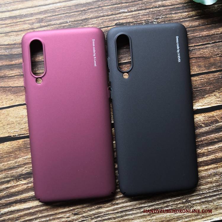 Hülle Mi 9 Lite Taschen Schwer Handyhüllen, Case Mi 9 Lite Schutz Fühlen Schwarz