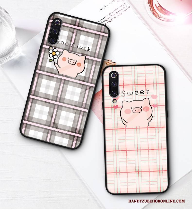 Hülle Mi 9 Se Mode Persönlichkeit Glas, Case Mi 9 Se Schutz Spiegel Nette