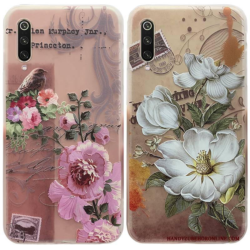 Hülle Mi 9 Silikon Handyhüllen Rot, Case Mi 9 Weiche Chinesische Art Mini