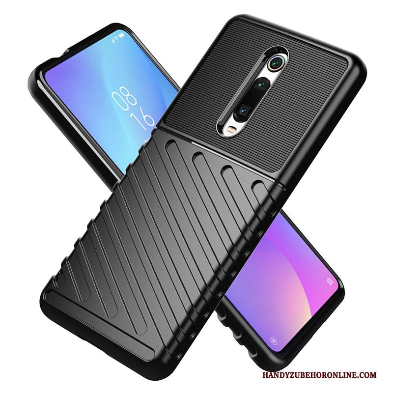 Hülle Mi 9t Pro Weiche Membran Schwarz, Case Mi 9t Pro Classic Temperieren Handyhüllen