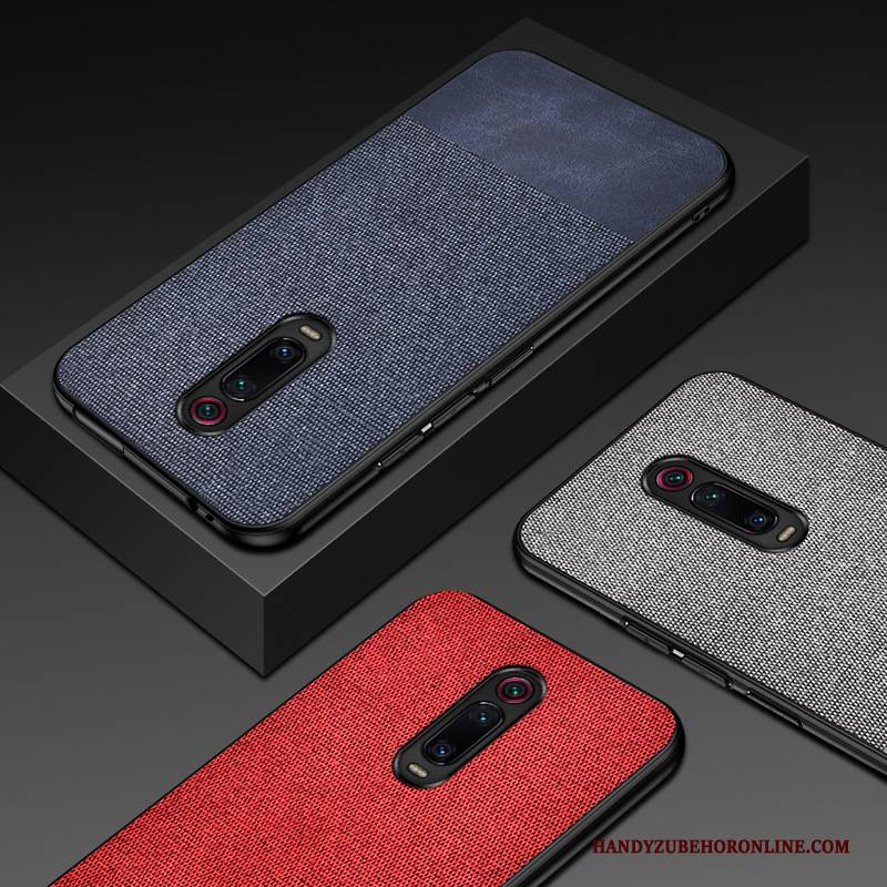Hülle Mi 9t Weiche Handyhüllen Blau, Case Mi 9t Schutz Mini Rot