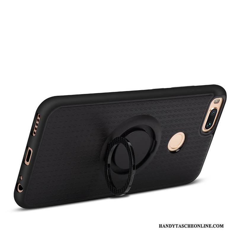 Hülle Mi A1 Silikon Mini Anti-sturz, Case Mi A1 Taschen Magnetismus Schwarz