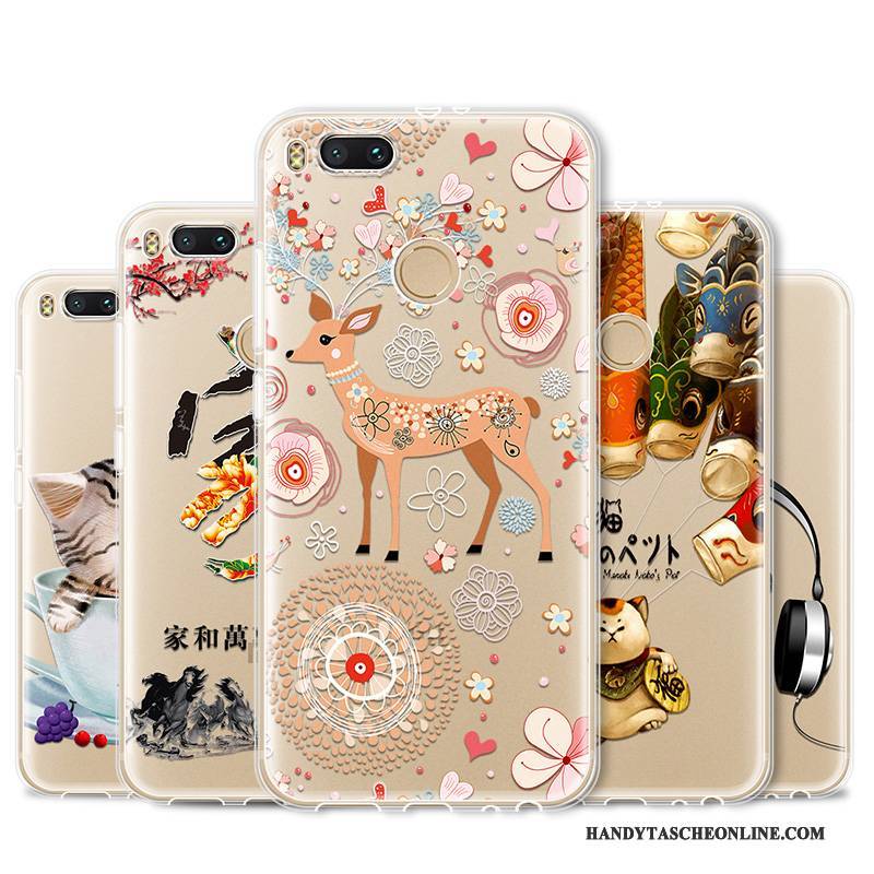 Hülle Mi A1 Silikon Nubuck Mini, Case Mi A1 Farbe Schlank Handyhüllen