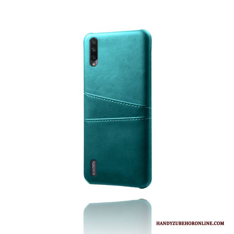 Hülle Mi A3 Retro Mini Business, Case Mi A3 Leder Karte Anti-sturz