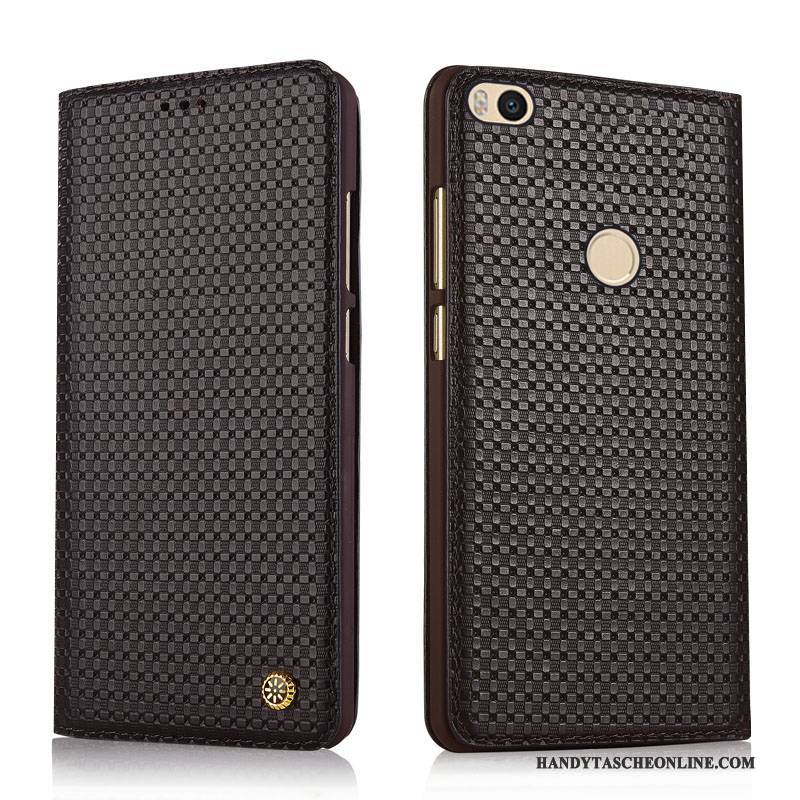 Hülle Mi Max 2 Leder Mini Schlafsaal, Case Mi Max 2 Schutz Handyhüllen