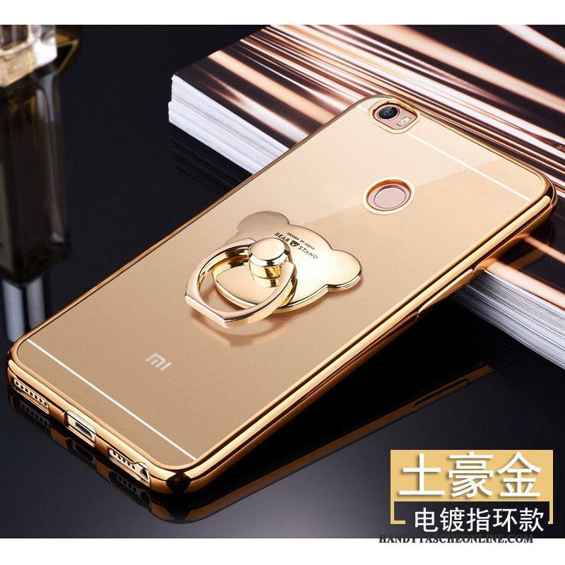Hülle Mi Max 2 Silikon Handyhüllen Mini, Case Mi Max 2 Taschen Anti-sturz Gold