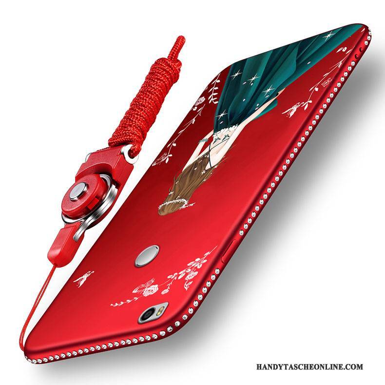 Hülle Mi Max 2 Silikon Mini Trend, Case Mi Max 2 Weiche Handyhüllen Rot